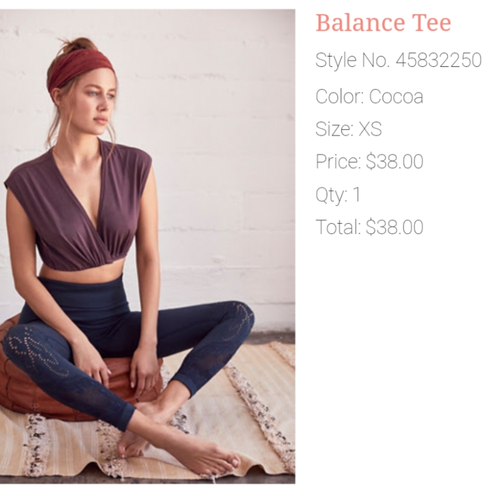 Free People - Yoga/pilates cropped top